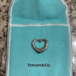 Tiffany & Co Elsa Peretti Open Heart Pendant.